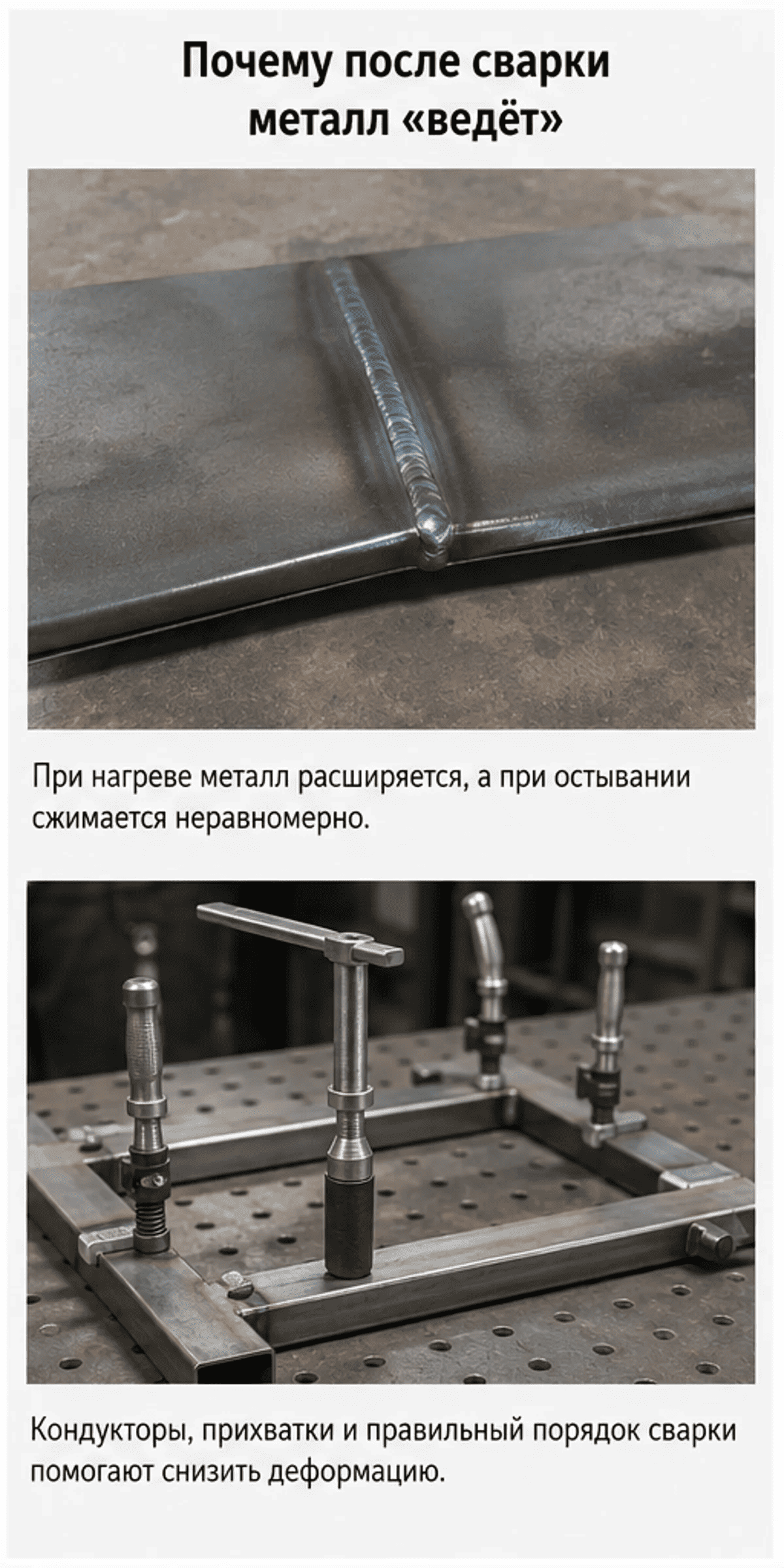 причины деформации металла
