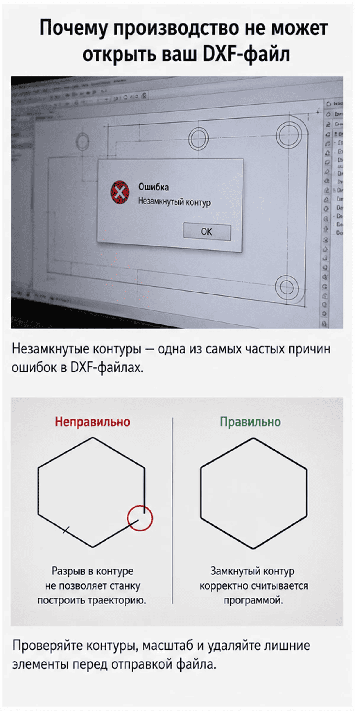 работа с DXF-файлом